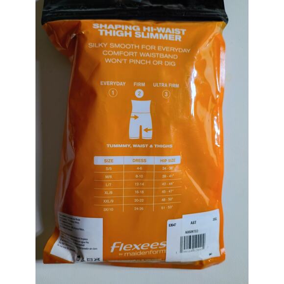 Maidenform Flexees High Waist Thigh Slimmer 3X Nude - Picture 2 of 2